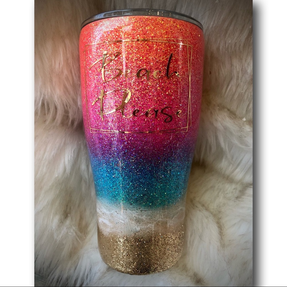 Brand New 30oz stainless Glitter Tumbler Cup